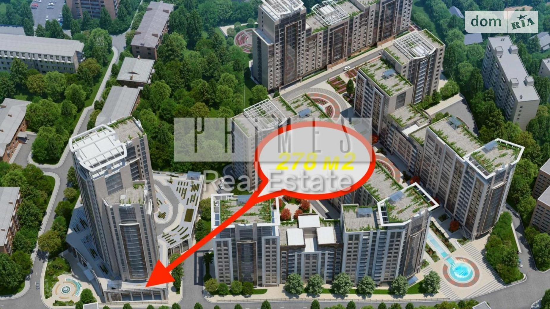 Продається приміщення вільного призначення 278.3 кв. м в 23-поверховій будівлі, цена: 1200000 $ - фото 2