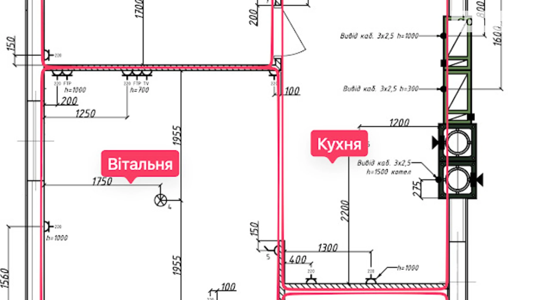 Продается 1-комнатная квартира 50.5 кв. м в Киеве, ул. Радистов, 40Б - фото 2