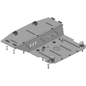 Кольчуга Standart Защита двигателя, радиатора и рулевой рейки из стали