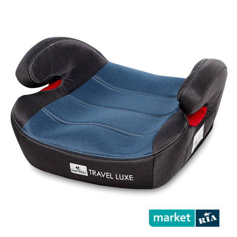 Lorelli TRAVEL LUXE Isofix Blue  | Бустер для дітей вагою від 15 до 36 кг: фото