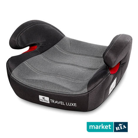 Lorelli TRAVEL LUXE Isofix Grey  | Бустер для детей весом 15 - 36 кг: фото