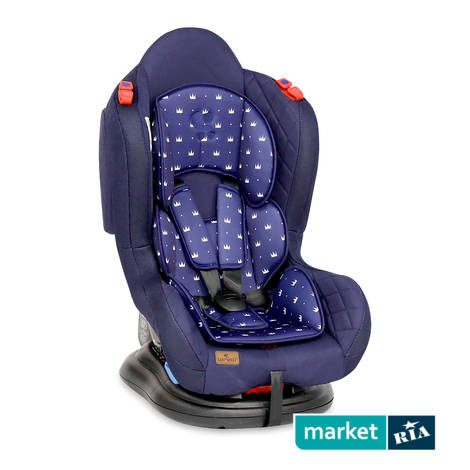 Lorelli JUPITER+SPS Dark Blue Crowns  | Автокрісло для дітей вагою з народження до 25 кг: фото