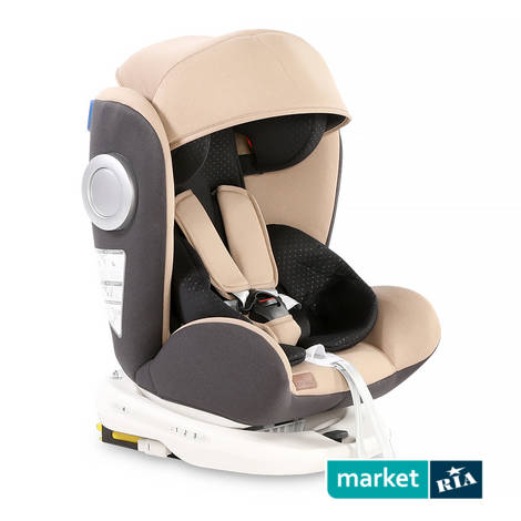 Lorelli LUSSO SPS Isofix Beige&Black  | Автокресло для детей весом 9 - 36 кг: фото