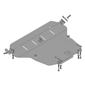 Кольчуга Standart Захист двигуна, КПП і радіатора зі сталі