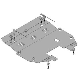 Кольчуга Standart Захист двигуна, КПП і радіатора зі сталі