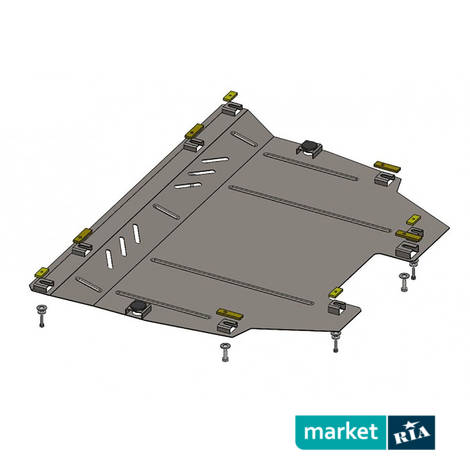 Кольчуга Standart  | Захист двигуна, КПП і радіатора зі сталі: фото