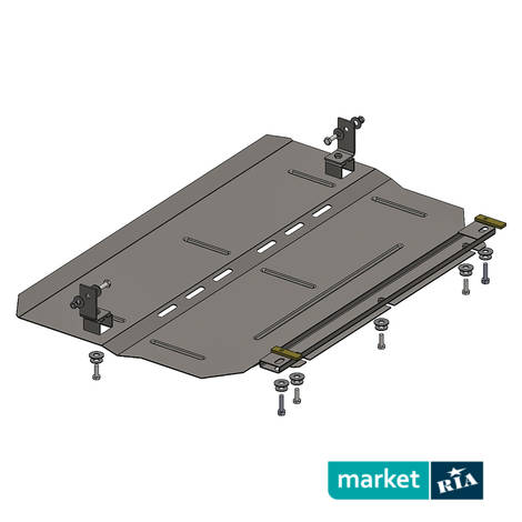 Кольчуга Standart  | Захист двигуна, КПП і радіатора зі сталі: фото