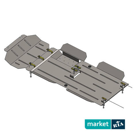 Кольчуга Standart  | Захист двигуна, КПП, радіатора, редуктора і розд зі сталі: фото