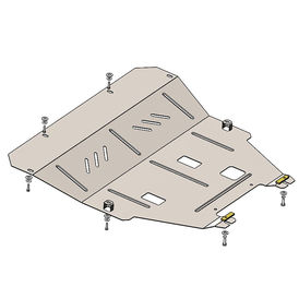 Кольчуга Standart Захист двигуна і КПП зі сталі