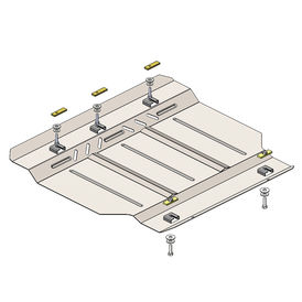 Кольчуга Standart Захист двигуна, КПП і радіатора зі сталі