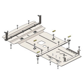 Кольчуга Standart Захист двигуна, КПП і радіатора зі сталі