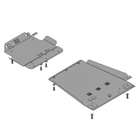 Кольчуга ZipoFlex Защита двигателя и КПП из оцинкованной стали