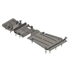 Кольчуга ZipoFlex Защита двигателя, КПП, радиатора и рулевой рейки из оцинкованной стали