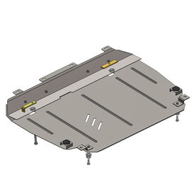 Кольчуга ZipoFlex Защита двигателя, КПП и радиатора из оцинкованной стали