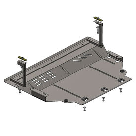 Кольчуга ZipoFlex Защита двигателя и КПП из оцинкованной стали