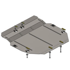 Кольчуга ZipoFlex Защита двигателя и КПП из оцинкованной стали