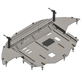 Кольчуга ZipoFlex Защита двигателя, КПП и радиатора из оцинкованной стали
