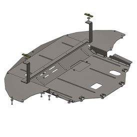 Кольчуга ZipoFlex Защита двигателя, КПП и радиатора из оцинкованной стали