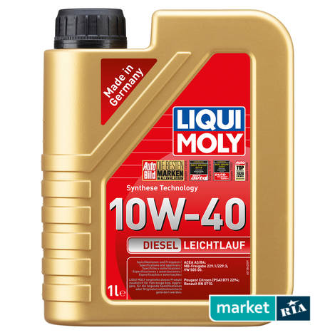 Liqui Moly Diesel Leichtlauf 10W-40 1 л.  | полусинтетическое моторное масло: фото