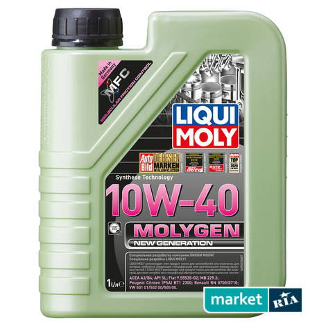 Liqui Moly Molygen New Generation 10W-40 1 л.  | напівсинтетична моторна олива: фото