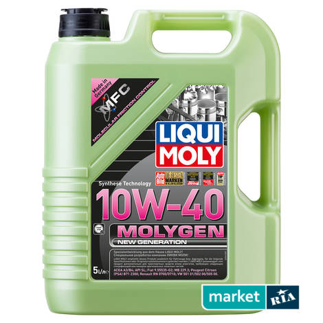 Liqui Moly Molygen New Generation 10W-40 5 л.  | полусинтетическое моторное масло: фото