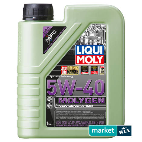 Liqui Moly Molygen New Generation 5W-40 1 л.  | синтетическое моторное масло: фото