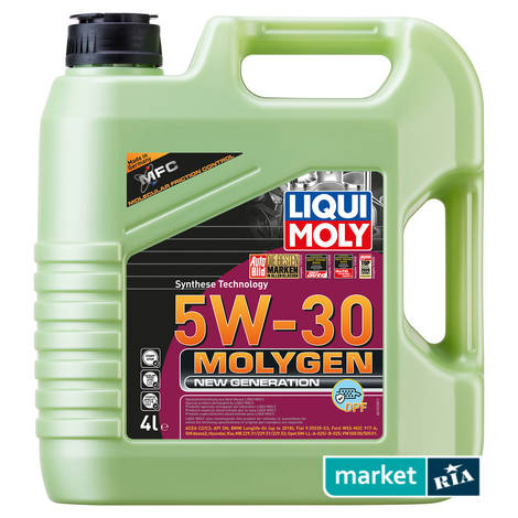 Liqui Moly Molygen New Generation DPF 5W-30 4 л.  | синтетическое моторное масло: фото