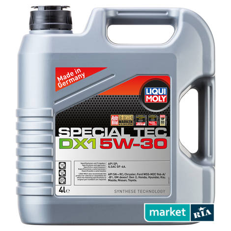 Liqui Moly Special Tec DX1 5W-30 4 л.  | синтетична моторна олива: фото