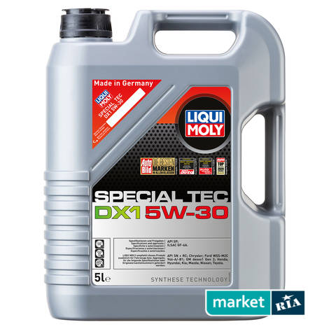 Liqui Moly Special Tec DX1 5W-30 5 л.  | синтетическое моторное масло: фото