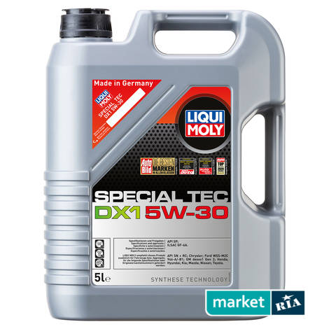 Liqui Moly Special Tec DX1 5W-30 5 л.  | синтетична моторна олива: фото