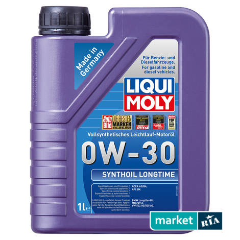 Liqui Moly Synthoil Longtime 0W-30 1 л.  | синтетическое моторное масло: фото