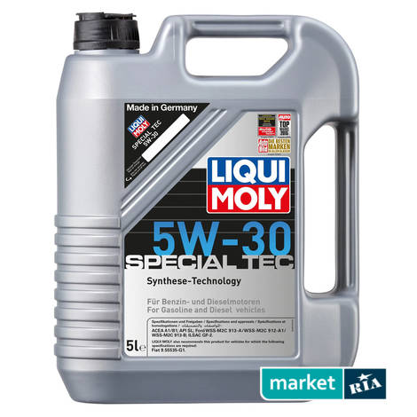 Liqui Moly Special Tec 5W-30 5 л.  | синтетическое моторное масло: фото