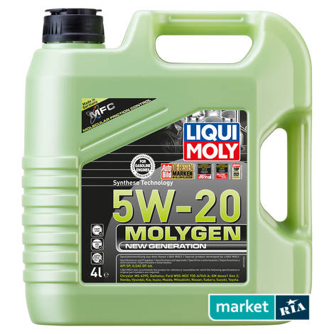 Liqui Moly Molygen New Generation 5W-20 4 л.  | синтетична моторна олива: фото