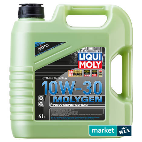 Liqui Moly Molygen New Generation 10W-30 4 л.  | полусинтетическое моторное масло: фото