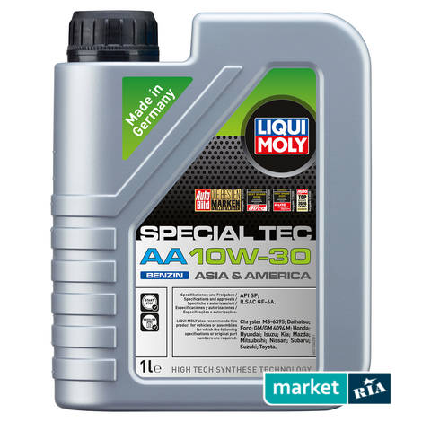 Liqui Moly Special Tec AA 10W-30 1 л.  | напівсинтетична моторна олива: фото