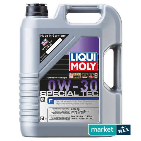 Liqui Moly Special Tec F 0W-30 5 л.  | синтетична моторна олива: фото