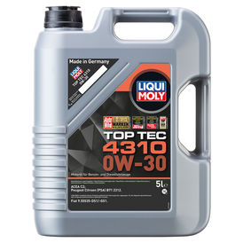 Liqui Moly Top Tec 4310 0W-30 5 л. синтетическое моторное масло