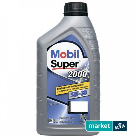 Mobil Super 2000 x1 5W-30 1 л.  | полусинтетическое моторное масло: фото