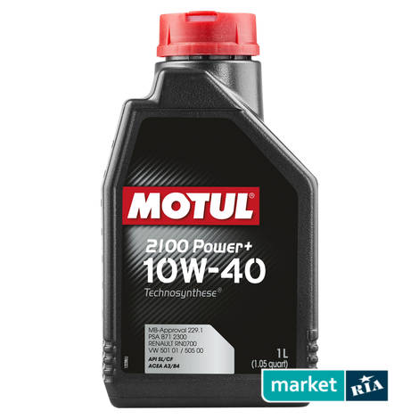 MOTUL 2100 Power+ 10W-40 1 л.  | полусинтетическое моторное масло: фото