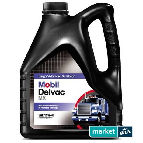 Mobil Delvac MX 15W-40 4 л.  | мінеральна моторна олива: фото