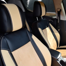 Союз-Авто Elite-Sport (Экокожа + Алькантара) Комбинированные чехлы на сиденья из экокожи и алькантары