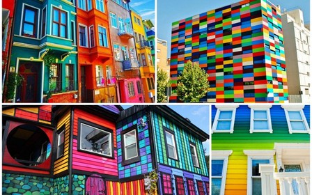 10 самых ярких разноцветных зданий мира