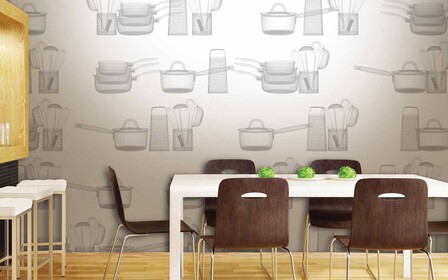 Как выбрать обои для кухни