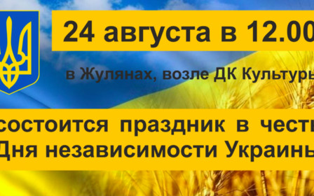 Праздник в честь Дня Независимости Украины.