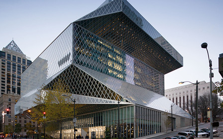 Самые красивые и необычные здания мира: публичная библиотека Сиэтла