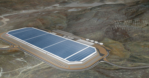 Самые удивительные строения мира: Компания Tesla и ее «Гигафабрика-1»