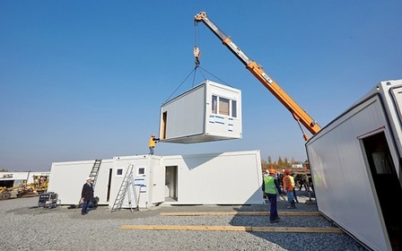 В Днепропетровской области модульные дома оказались не по карману переселенцам