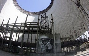 В память о ликвидаторах австралийский художник нарисовал мурал на реакторе Чернобыльской АЭС