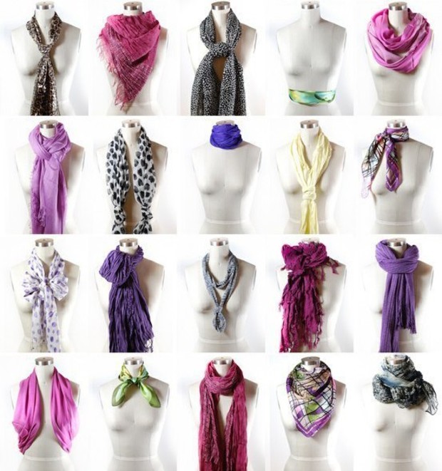 13 стильных приемов как носить шарф