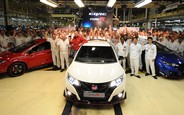 В Британии стартовало производство Honda Civic Type R
